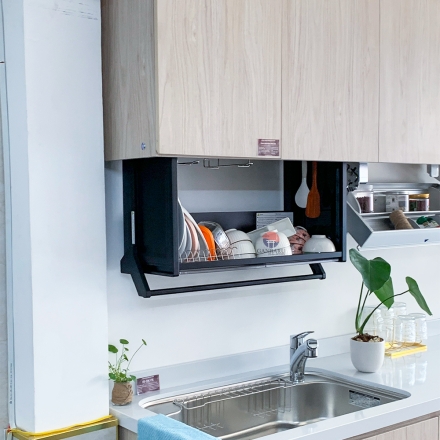 Liner-down Box 600 (Black) Kệ đa năng nâng hạ DAYDO